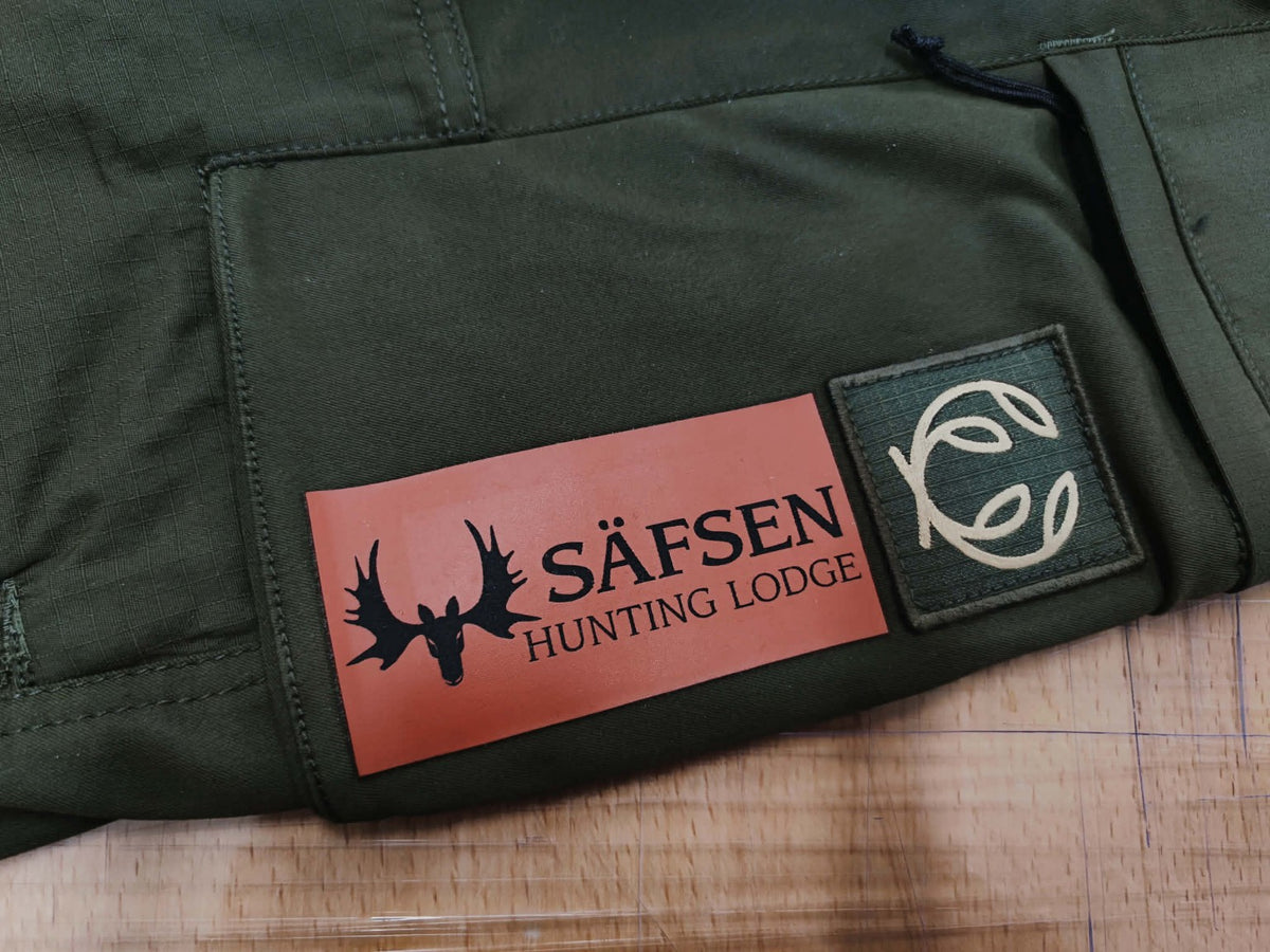 Designa din egen lasergraverade läderpatch